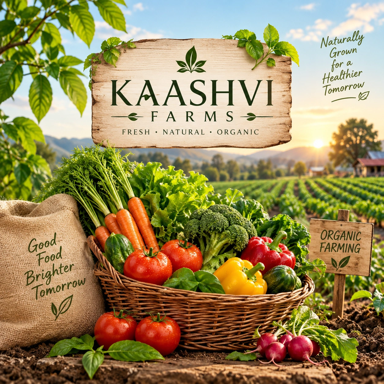 Kaashvi Farms sustainable organic farming and fresh produce